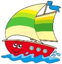 Пин содержит это изображение: Cartoon sailboat stock vector. Illustration of drawing - 9377784